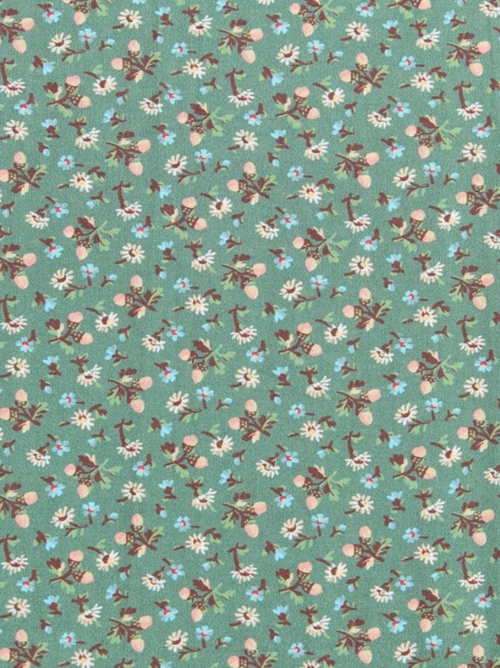 Christy Dawn Green Floral Wrap Dress - Picture 6 of 13